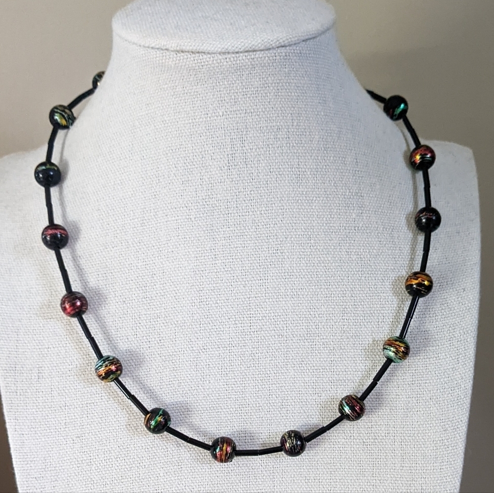 Elegant Multicolor Beaded Necklace